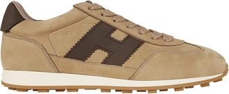 Hogan H727 Allacciato H - Dames - Sneakers - Bruin - 37 1/2 EU - Leer - Schoenen