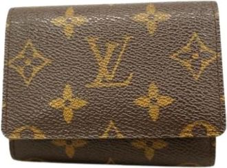 Louis Vuitton Pre-owned Wallets, female, Brown, Size: ONE SIZE Pre-owned Card Case