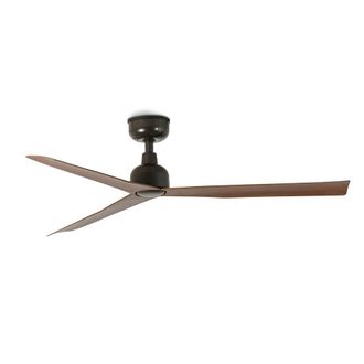 Netlighting Marine 125cm Ceiling Fan Dark Brown Dark Walnut Blades IP44