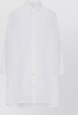 120% Lino linen short-sleeve shirt