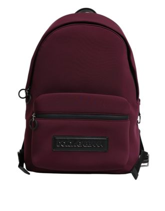 Dolce & Gabbana Bordeaux Montreale Tecnico Textiel Heren Rugzak Tas