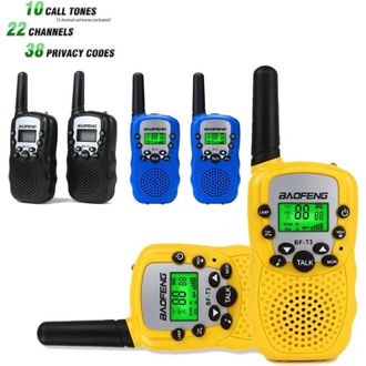 Trade Shop Trade Shop - Par Goodie Talkie Vox Transcepcio Colorido 2 Pcs Radio Baofeng Bf T3