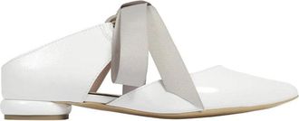 L37 Unieke Mules - Dames - Ballerinas - Wit - 36 EU - Schoenen
