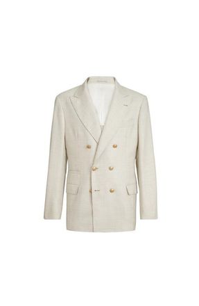 Brunello Cucinelli Prince of Wales deconstructed blazer in Yuta at Nordstrom, Size 58 It