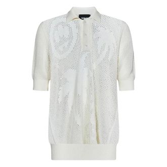 Barrow Polo Shirts, male, White, Size: L Polo con effetto vissuto