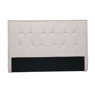 Miliboo Testiera in tessuto effetto velluto testurizzato beige L170 cm SUKA
