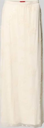 Max & Co. Leicht ausgestellter Maxi-Rock mit Unterrock Modell TRITON in Ecru, Gr&ouml;&szlig;e XL