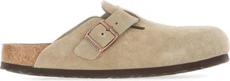 Birkenstock Boston SFB Narrow Fit - unisex - Slip ons - Beige - 38 EU - Su&egrave;de - Schoenen