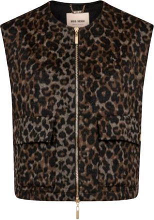 Mos Mosh Vest - Dames - Bodywarmers - Veelkleurig - XL - Denim - Jassen