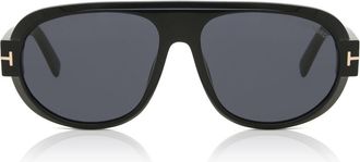 Tom Ford FT1102 BLAKE-02 01A Mens Sunglasses Black Size 59
