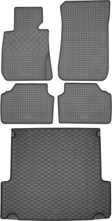 OEM Juego De Alfombrillas De Goma Para Coche Y Maletero Para Bmw Serie 3 E91 Kombi/touring (2004-2011)