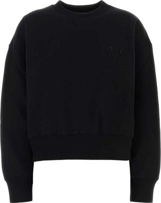 Gucci Black Crew Neck Cotton Sweatshirt