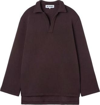 Sunnei Top van biologisch katoen - Bruin