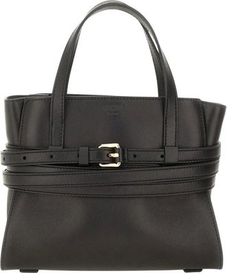 Moschino Bolso Tote de Piel Couture con Cintur&oacute;n - Bags - Mujer - Negro - ONE SIZE