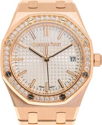 Audemars Piguet Royal Oak Automatic Diamond Silver Dial Unisex Watch 77451OR.ZZ.1361OR.03