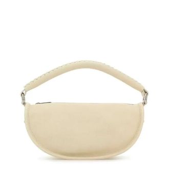 Burberry Ivory Leather Handbag