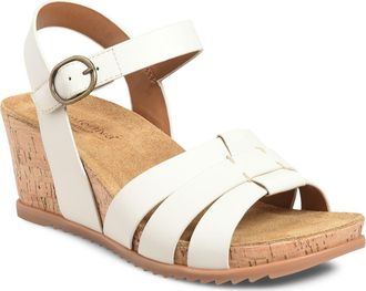 COMFORTIVA Taralyn Wedge Sandal in Off White at Nordstrom, Size 7.5