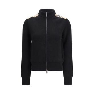 Burberry Black Wool Womens Cardigan