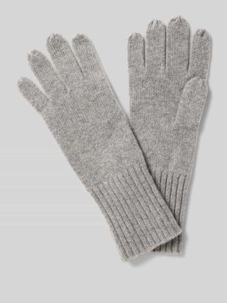 Seeberger Handschuhe aus reinem Kaschmir in Hellgrau, Gr&ouml;&szlig;e 1