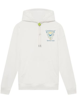 Casablanca Hooded Sweatshirt with Tennis Club Emblem