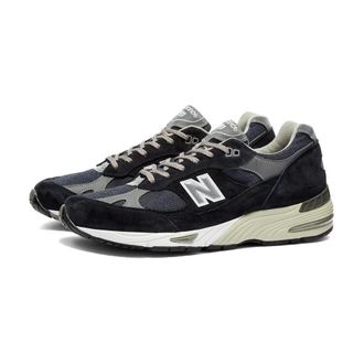 New Balance 991 Sneaker - Heren - Sport - Blauw - Maat: 41 1/2 EU Leer