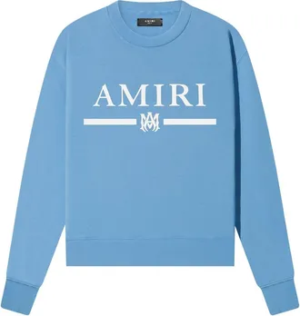 Amiri M.A. Bar logo-print sweatshirt - men - Cotton - M - Blue