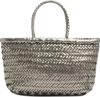 Dragon Diffusion Bamboo Triple Jump Kleine Tas - Dames - Shoppers - Grijs - ONE Size - Leer - Tassen