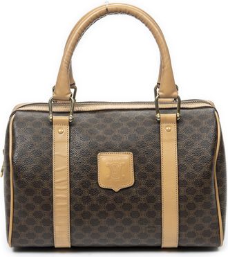 Celine Pre-owned Womens Mini Boston Handbag - Brown - One Size
