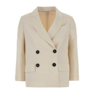 Brunello Cucinelli Mujer, Chaquetas, Blanco, Talla: L