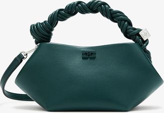 Ganni Green Mini Bou Bag in