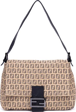 Fendi Zucchino Mamma Baguette Schoudertas
