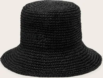 AllSaints Eli Straw Bucket Hat