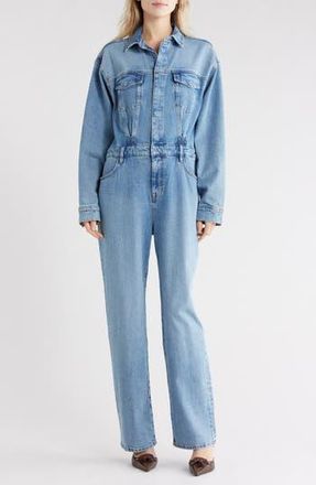 Good American Denim Oversized Jumpsuit in Indigo599 at Nordstrom Rack, Size Xx-Small/x-Small
