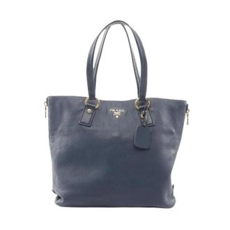 Prada Pre-owned Tote Bags, female, Blue, Size: ONE SIZE Pre-owned Vintage Tote Bag
