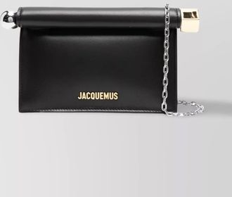 Jacquemus la pochette leather clutch bag