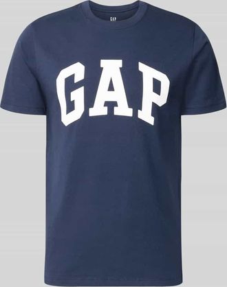 GAP T-Shirt mit Logo und Rundhalsausschnitt in Marine, Gr&ouml;&szlig;e XXL