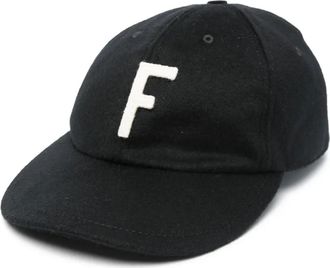 Fear of God Cappello da baseball con applicazione logo - Nero