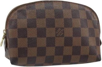 Louis Vuitton Pre-owned Clutches, female, Brown, Size: ONE SIZE Pre-owned Canvas Clutch