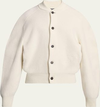 Jacquemus Mens Wool Oversized Cardigan