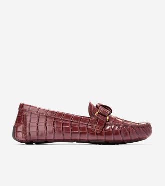 Cole Haan Womens Emmie Knot Drivers - Brown Size 10.5