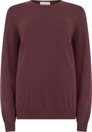 Roberto Collina Mya 44001 Trui met ronde hals - Heren - Ronde hals truien - Rood - XL - Wol - Truien & Vesten