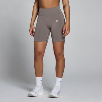 MyProtein Short sin costuras Tempo de cintura media para mujer de MP - Gris ceniza - XS