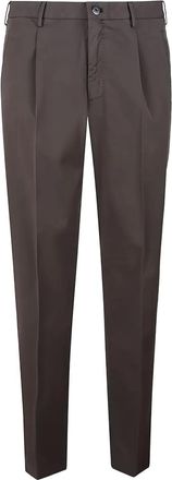 Incotex Pantaloni pliss&eacute; - Marrone