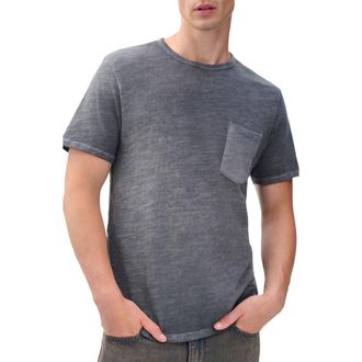 Rag & Bone Classic Flame Washed Slub Cotton T-Shirt in Shd Grey at Nordstrom Rack, Size Xx-Large