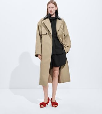 Bottega Veneta Trench in cotone - Beige - Donna - 34