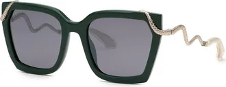 Roberto Cavalli SRC034M D80X Mens Sunglasses Green Size 56