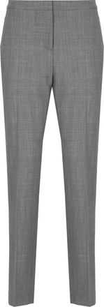 Fabiana Filippi Grey Lightpoint Detail Wool Pants