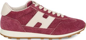 Hogan Womens Sneakers Fitted Red Polyamide Trainers