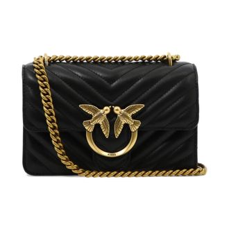 Pinko Love Bag One Borsa a Spalla Chevron - - Bags - Donna - Nero - ONE SIZE