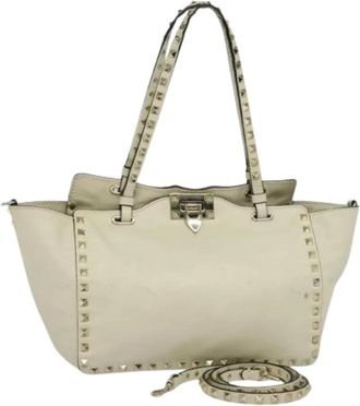 Valentino Pre-owned Tote Bags, female, White, Size: ONE SIZE Pre-owned Vintage Tote Bag